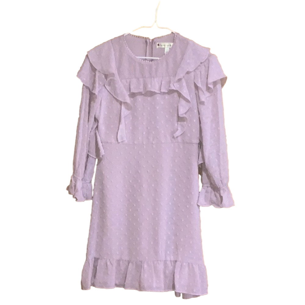 Poppies and Roses Ruffles and Dots Dress - EUC